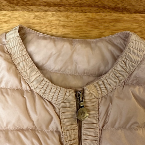 Moncler Kids Longue Saison Puffer Jacket in Light Pink size 12 - Picture 13 of 16